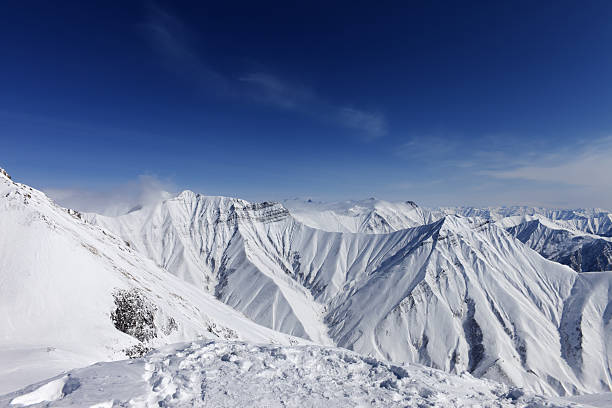 istock Winter mountains and blue sky 177511829