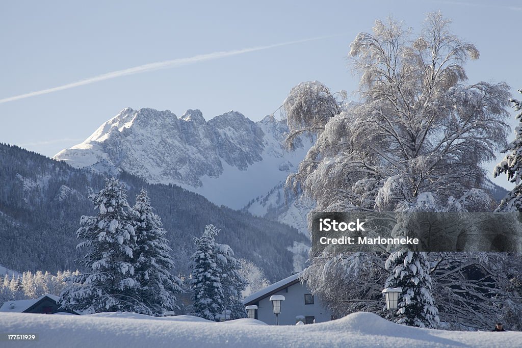 Paisagem de inverno - Foto de stock de Casa royalty-free