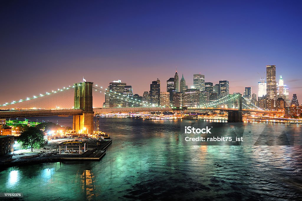 El centro de la ciudad de Nueva York Manhattan - Foto de stock de Agua libre de derechos