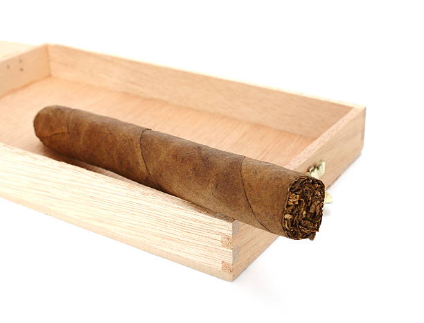 istock cuban cigar in wooden box 177512484