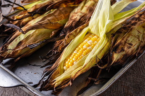 Grilled Corn in the Husk