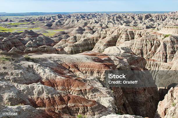 Foto de Parque Nacional De Badlands Dakota Do Sul Eua e mais fotos de stock de Amontoamento - Amontoamento, Badlands, Clima árido