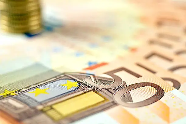 Background of Europe money. Euros.