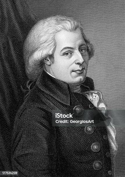 Wolfgang Amadeus Mozart Stock Vektor Art und mehr Bilder von Wolfgang Amadeus Mozart - Wolfgang Amadeus Mozart, Porträt, Komponist