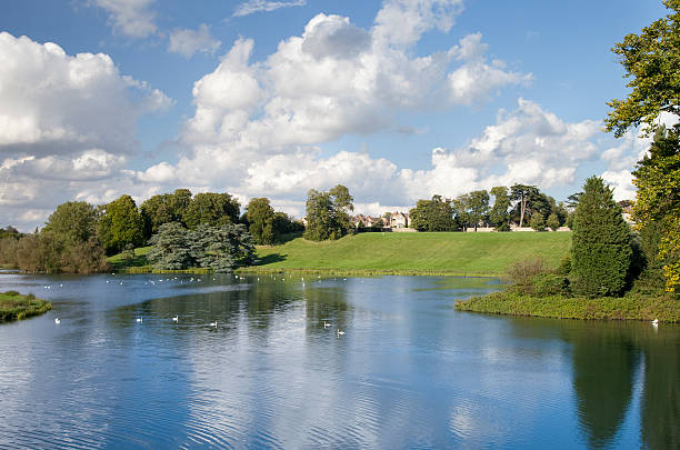 Blenheim Palace Grounds in Oxfordshire. England