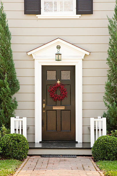 istock Seasonal Front Door on a Home 177515104