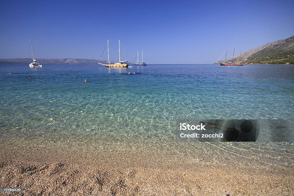 Zlatni Rat beach - Lizenzfrei Adriatisches Meer Stock-Foto