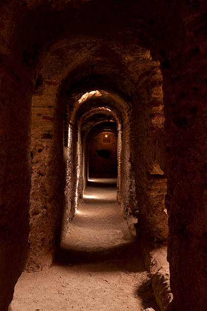 istock Interior corridors of El Badi Palace in Marrakech, Morocco. 177515554