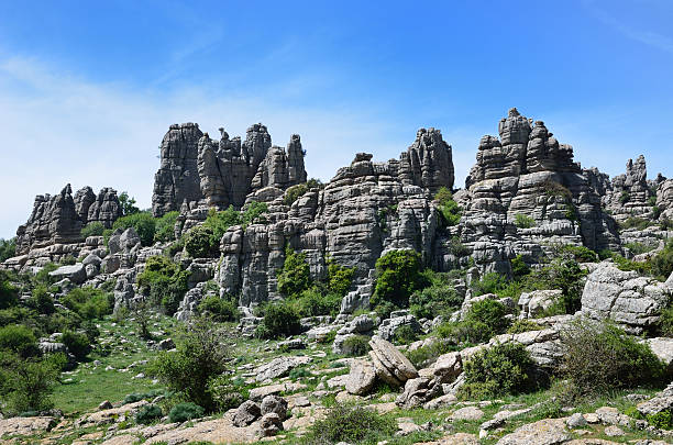 istock Spring view of El Torcal nature reserve 177515659