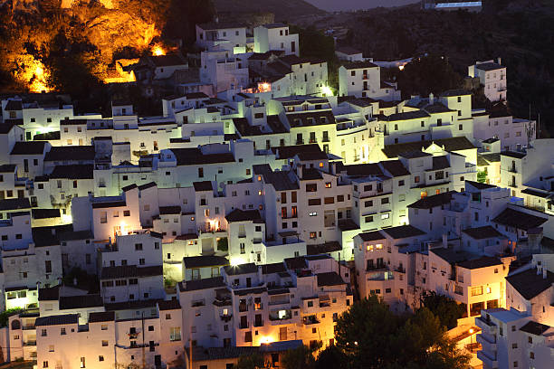 istock Village Casares at night, Spain 177515787