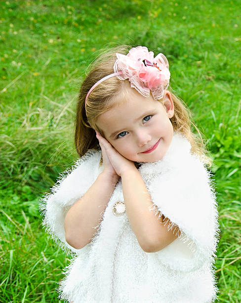 istock Cute little girl on the meadow 177515794
