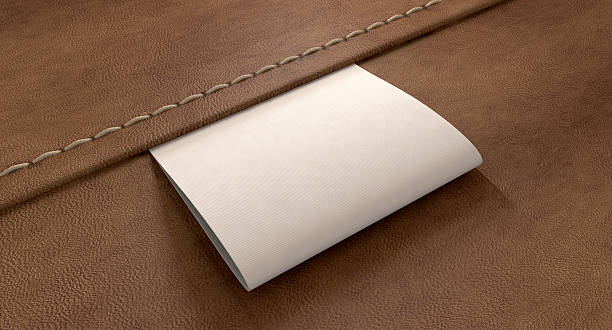 istock Broad Clothing Label On Leather Perspective 177515825