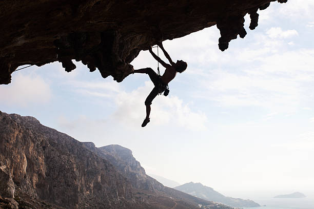 istock Silhouette of a rock climber 177516257