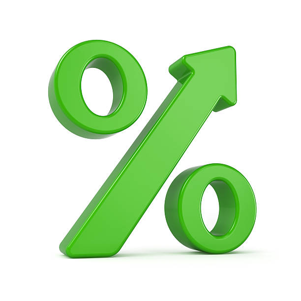 istock Percent Arrow Growth Sign 177516417
