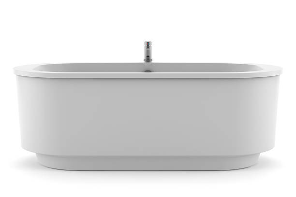 modern bathtub isolated on white background modern bathtub isolated on white background free standing bath stock pictures, royalty-free photos & images