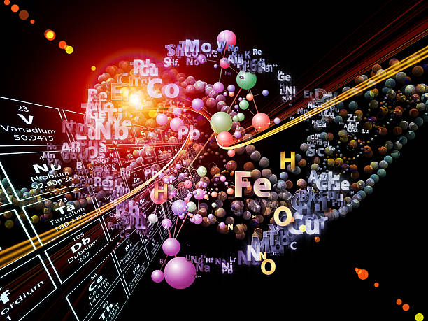 Advance of Chemical Elements stock photo