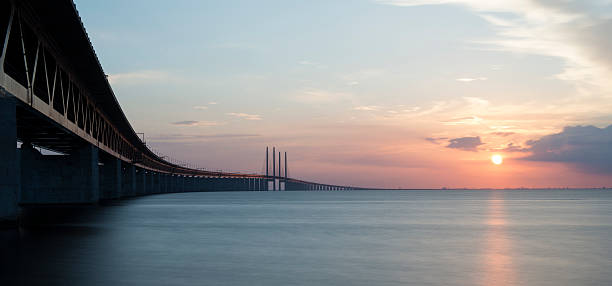 Ponte do Öresund - fotografia de stock