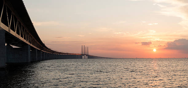 Ponte do Öresund - fotografia de stock