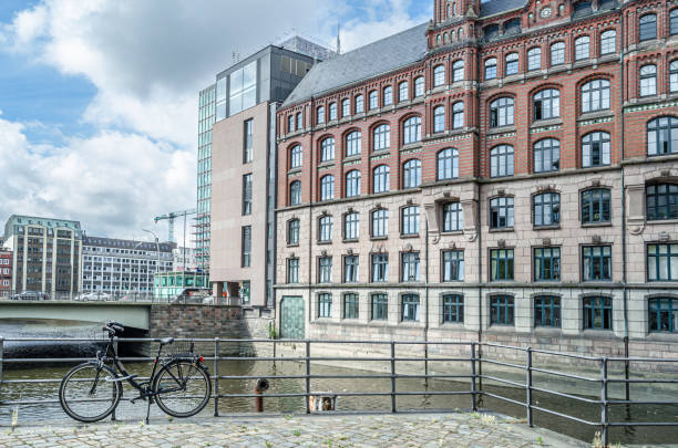 Urban scene in Hamburg, Germany