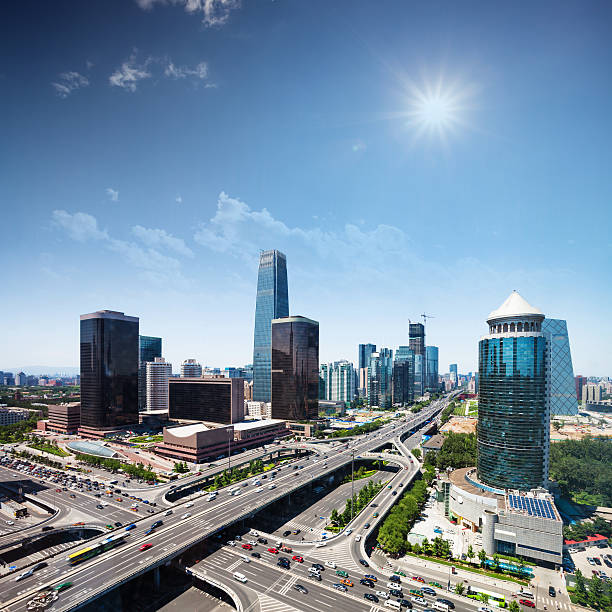 istock modern city with blue sky ,beijing in china 177518228