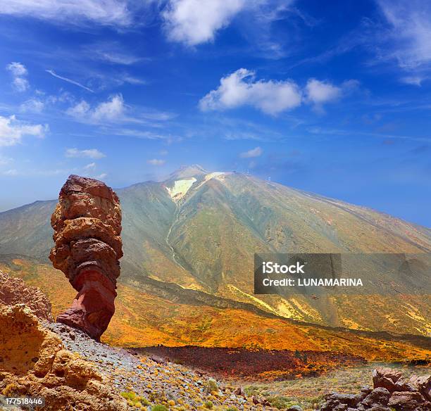 Teide National Park Roques De Garcia In Tenerife Stock Photo - Download Image Now - Adventure, Arid Climate, Atlantic Islands