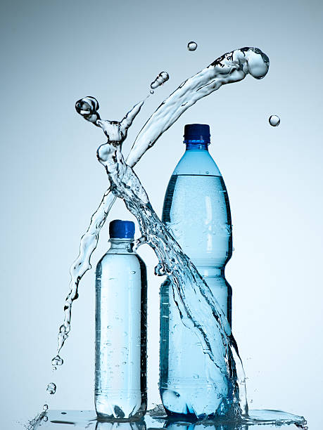 istock Bottles of mineral water and splash 177518525
