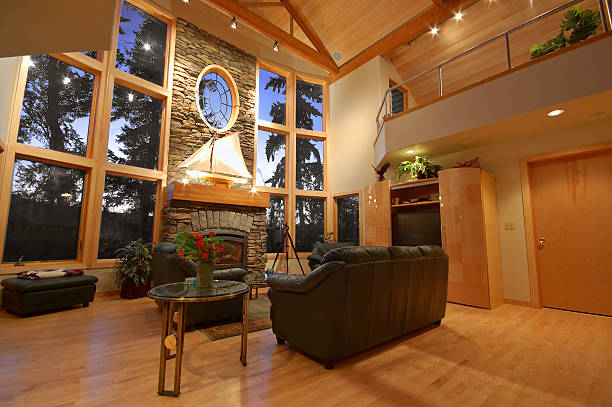 Modern Home Living Room Interior. 