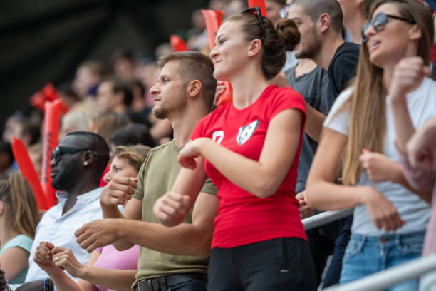 istock Large crowd in a football stadium 1775206852
