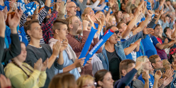 istock Large crowd in a football stadium 1775208463