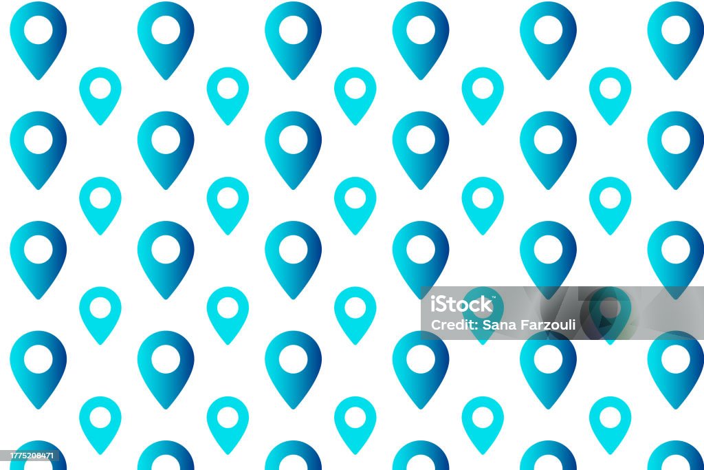 Abstract Map Pattern Background Stock Illustration - Download Image Now ...