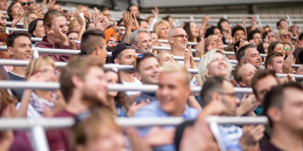 istock Large crowd in a football stadium 1775210100