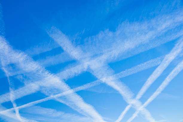 istock Aircraft busy blue sky 177521290