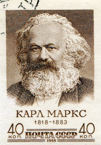 istock Stamp printed in Germany  of Karl Marx , 177521567