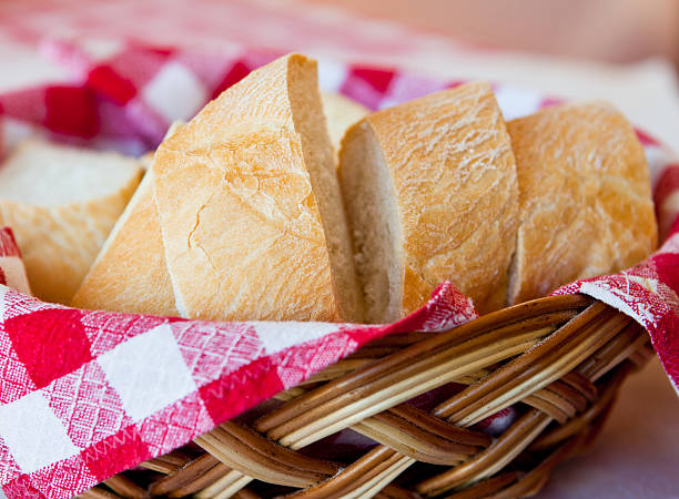 istock Sliced bread in a wooden basket 177522012