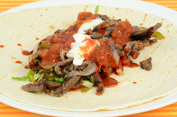 istock Making Beef Fajita Burrito 177522355