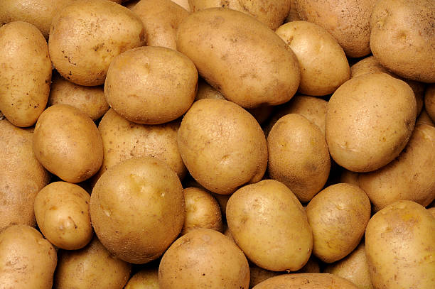 Potatoes - full frame stock photo