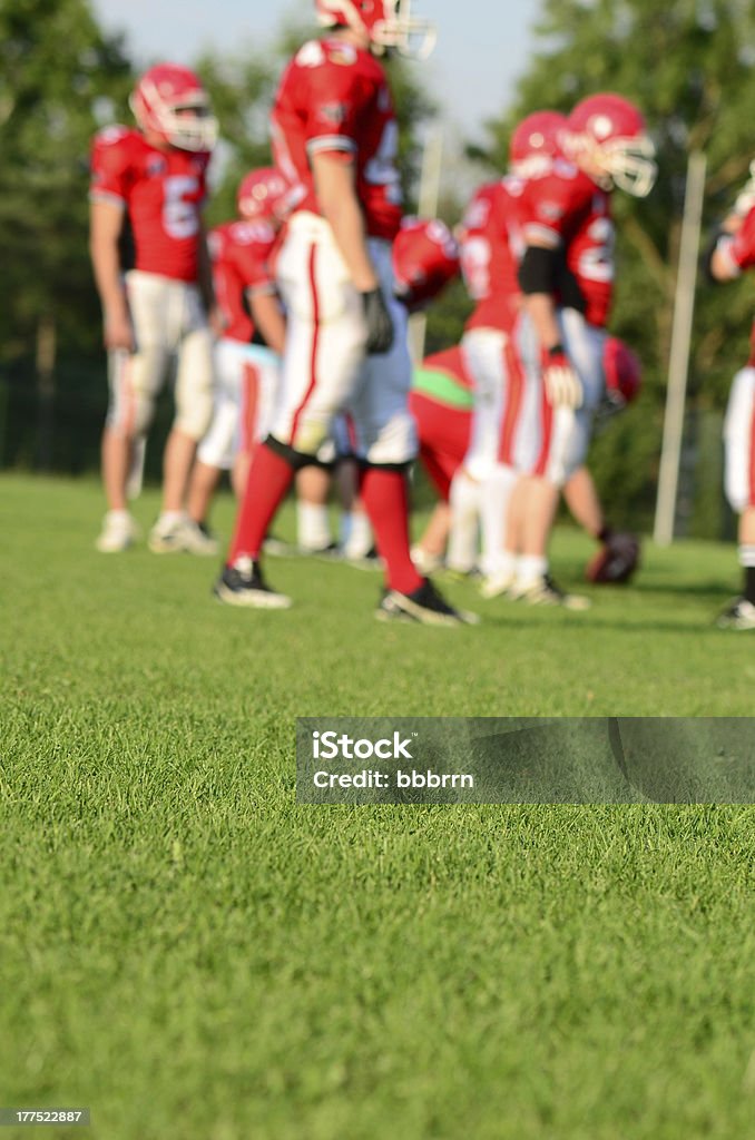 Equipe de rugby de campo - Foto de stock de Futebol Americano - Bola royalty-free