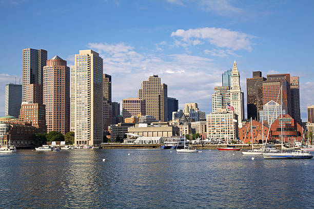 istock Boston skyline and harbor, USA 177523303