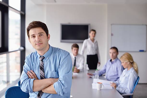 istock business man  on a meeting in office 177523964