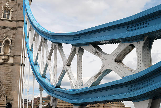istock Girder detail on Tower Bridge. London. England 177523969