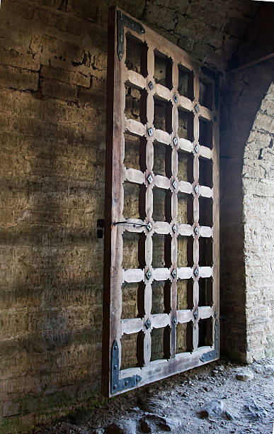 istock wing of gate in old fortress 177524058