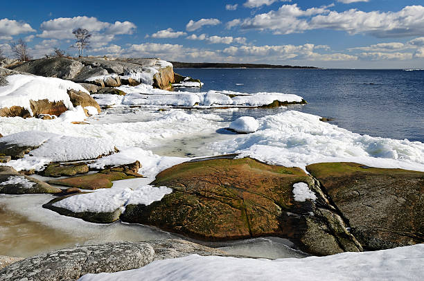 istock Sunny sea landscape in March 177524224
