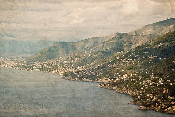 istock Italian coastline. Added texture and scratch 177524314
