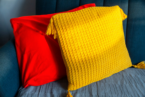 Red and Yellow pillow