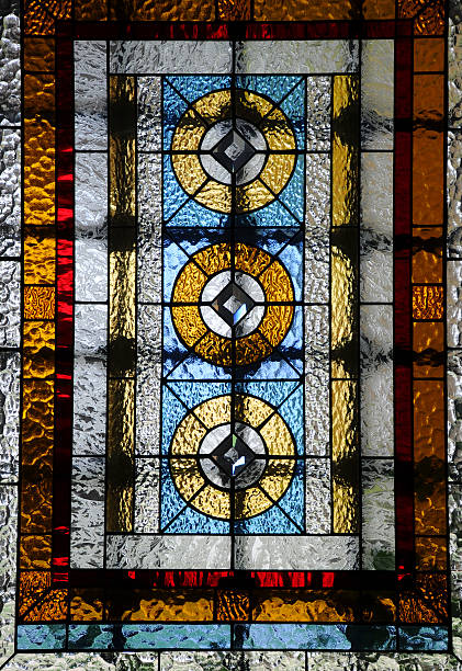 istock Stained-glass Window in Church 177525682