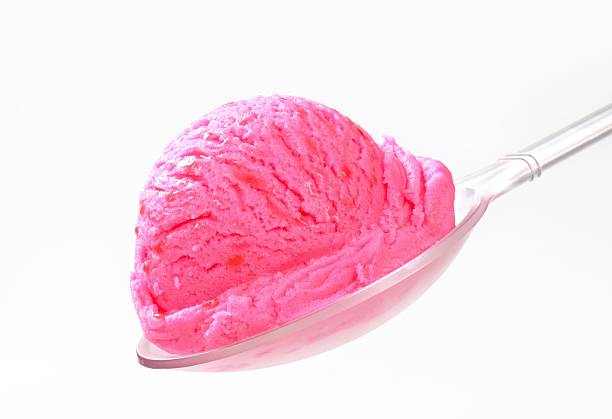 istock Scoop of pink ice cream 177526065