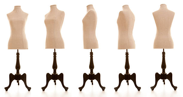 mannequin dummy , mannequin or dressmakers dummy taken from different angles Dress Form stock pictures, royalty-free photos & images