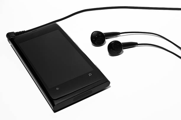 istock Smartphone with stereo earphones 177526139