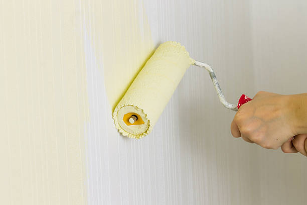 istock Painting a wall in room 177526320