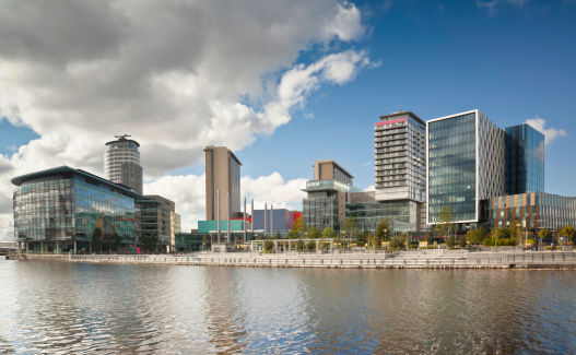 Media City on the Salford Quays Manchester